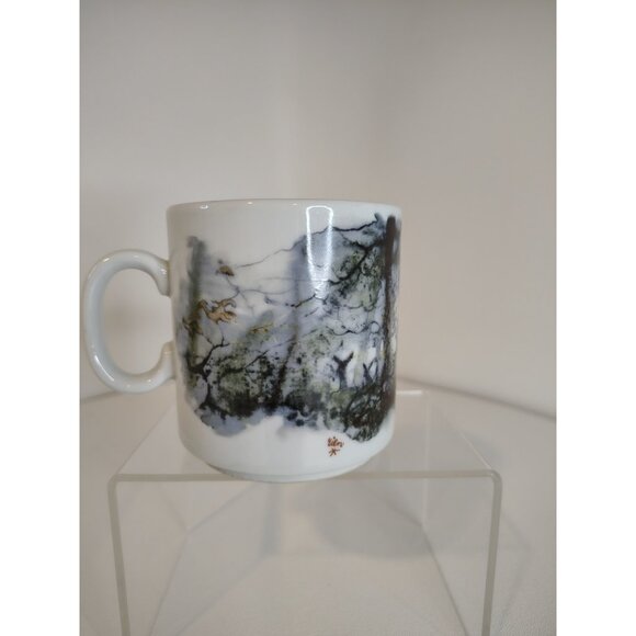 Rein Poortvliet MOOSE ELK Mug Porcelain Animal West Germany Seltmann Weiden - Picture 3 of 6